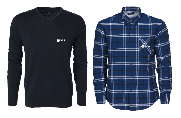 Exempel på Skogs sortiment av avtalsprofilkläder